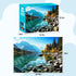 500 Piece Puzzle for Adults, Jigsaw Puzzle,Glacier Park Jigsaw Puzzles 500 Pieces Birthday Party for Family Kids and Adults Funny Puzzle for Adult...