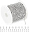 UMAOKANG Silver Necklace Chain for Jewelry Making Stainless Steel Curb Chain Roll Twisted Link Chain Women Necklace DIY Jewelry Supplies...