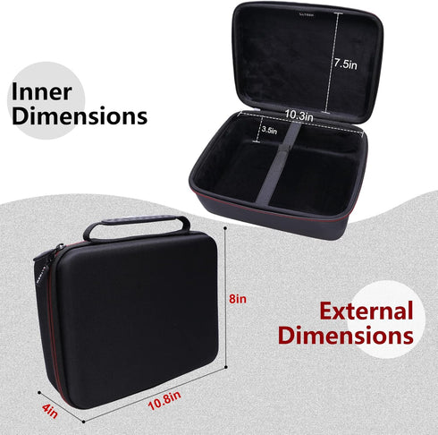 LTGEM Hard Case for ELEPHAS Mini WiFi Projector 2023 Upgraded(Inside: 9.8"x7"x3.5")...
