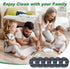 Vacuum Mop Cloths Compatible with eufy X10 Pro Omni and eufy X9 Pro Robot Vacuums: 6 Pack Washable Microfiber Cleaning Cloths Set Parts Accessorie...