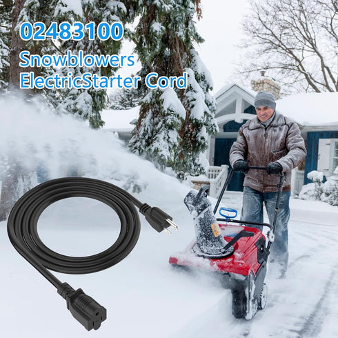 Snowblower Start Cord Replacement Parts 929-0071b Compatible with Ariens and MTD Electric Snow Blower - 9.8ft Starter Power Cord Accessories...