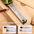 HAUTMEC 16Ft Tape Measure with Fractions 1/8,Multi-Catch Hook Retractable Measuring Tools,Heavy Duty Green Compact Case for Construction, Carpente...