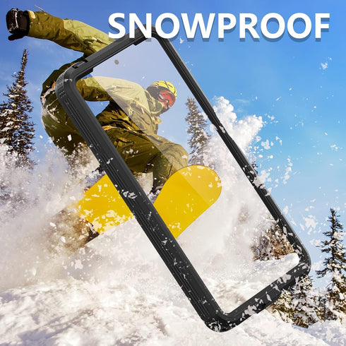 for Xiaomi Redmi Note 12 Pro IP68 Waterproof Case Full-Body Sealed Slim Snowproof Shockproof Dustproof Underwater Outdoor Transparent Cover w/Hand...