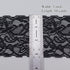 Elastic Lace Trim 10 Yards Black Lace Ribbon Floral Pattern Stretchy Lace Fabric for Sewing, Garment, DIY Crafts and Gift Wrapping...