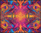 Posterizer 1 pcs- psychedelic funky hippie colorful poster-Abstract & Modern Art-Fantasy & Fiction Art- Living Room Bedroom Decor- unframed wall a...