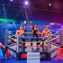 Skylety 32 Pcs Wrestling Toys Wrestler Warriors Toys with 12 Mini Wrestlers Action Figures Wrestling Figures Toys, 20 Realistic Accessories Realis...