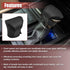 X AUTOHAUX Car Gear Shift Knob Cover Protector Gear Shift Knob Trim for Lexus ES 2018-2020 Black W/Black Stitches...