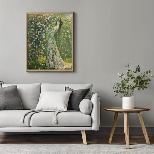 Posterizer 1 pcs-delicate vintage floral garden art-oil painting inspired 4-Collectibles & Fine Art-Retro Art-Gift for Men Women Entrepreneur Teen...
