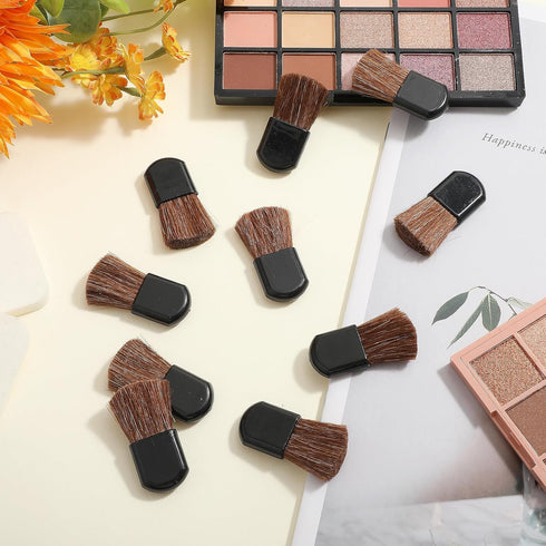 30Pcs Disposable Makeup Brushes, Small Blush Brushes Mini Cosmetic Brush Portable Powder Brush for Loose Powder Foundation Applicator Beauty Tool ...