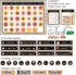Safari Jungle Animal Calendar Bulletin Board Set Simply CTP Bulletin Board Calendar Seasons Weather Chart Animal Classroom Decoration with Season,...