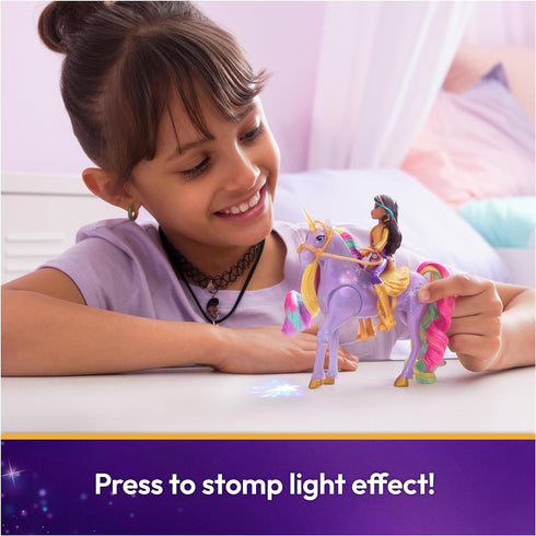 Unicorn Academy, Sophia & Light Magic Wildstar with Rainbow Light-up Effects, 2 Riding Accessories, Dolls & Unicorn Toys for Girls Ages 4 and up...