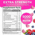 Hair Vitamins Gummy with Biotin 5000 mcg Vitamin E & C to Support Hair Growth, Non-GMO, for Thicker, Stronger & Beautiful Hair, Skin & Nails, Hair...