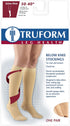 Truform 30-40 mmHg Compression Stockings for Men and Women, Knee High Length, Closed Toe, Beige, 3X-Large...