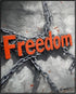Posterizer-freedom-broken chains-inspiring typography art -3-Abstract & Modern Art Gift for Men Women Teens Decor for Home & Office- unframed wall...