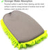 Premium Chenille Microfiber Car Wash Sponge, Ultimate Car Wash Mitt, Scratch Free, Lint Free, Double Sided, Plush(Green)...