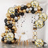 KatchOn, Large Disco Ball Balloons - 22 Inch, Pack of 6 | 4D Sphere Black Silver and Gold Disco Balloons for Bachelorette, Disco Party Decorations...