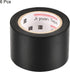 MECCANIXITY Pipe Wrap Tapes Non-Adhesive 4cmx12m Protective Waterproof Tube Protector for Air Conditioner HVAC Pipes, PVC Black Pack of 6...