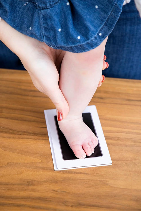 Clean-Touch Babyprint Ink Pad, No Touch Ink Pad for Baby, Handprint or Footprint Keepsake, Black Ink...