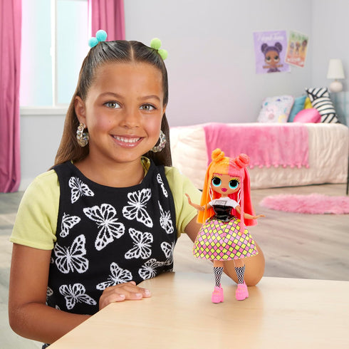 LOL Surprise OMG Neonlicious Fashion Doll with Multiple Surprises Including Transforming Fashions and Fabulous Accessories – Great Gift for Kids A...