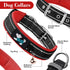 AUAUY Nylon Dog Collar, Pet Dog Reflective Collar, Ultra Soft Neoprene Padded, Adjustable Reflective Stitching Pet Collar with Durable Metal Buckl...