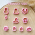 KEOKER Halloween Clay Cutters, Clay cutters for Halloween Earrings Making, 10 Shapes Halloween Clay Earrings Cutters, Halloween Polymer Clay Cutte...
