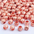 100pcs Alloy Round Column Spacer Beads European Large Hole Tube Loose Beads Bulk Metal Spacers Craft Supplies for DIY Bracelete Earrings Jewelry M...