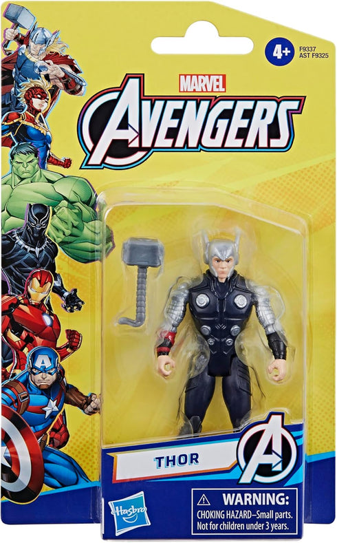 Marvel Epic Hero Series Thor Action Figure, 4-Inch, Avengers Super Hero Toys for Kids Ages 4 and Up...