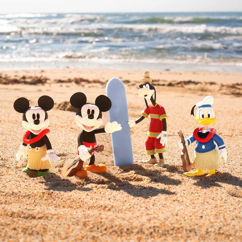 Super7 Disney Mickey and Friends Minnie Mouse (Hawaiian Holiday) - 3.75" Disney Action Figure with Accessory Vintage Disney Collectibles and Retro...