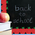 Whaline 65.6Ft Back to School Bulletin Board Border Glitter Red Apple Die Cut Trim Border Roll for First Day of School Home Party Supplies...
