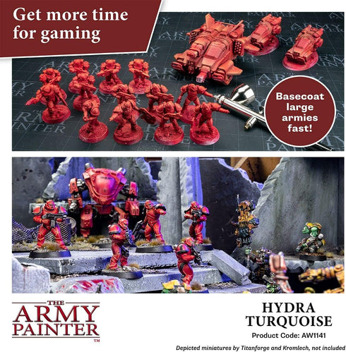The Army Painter Warpaint Air Hydra Turquoise - Acrylic Non-Toxic Heavily Pigmented Water Based Paint for Tabletop Roleplaying, Boardgames, and Wa...