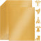 25 Sheets Gold Shimmer Cardstock Paper 8.5'' x 11'', 250gsm/92lb Double Sided Pearlescent Paper for Scrapbook, Invitations, Printing and DIY Cards...