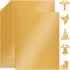 25 Sheets Gold Shimmer Cardstock Paper 8.5'' x 11'', 250gsm/92lb Double Sided Pearlescent Paper for Scrapbook, Invitations, Printing and DIY Cards...