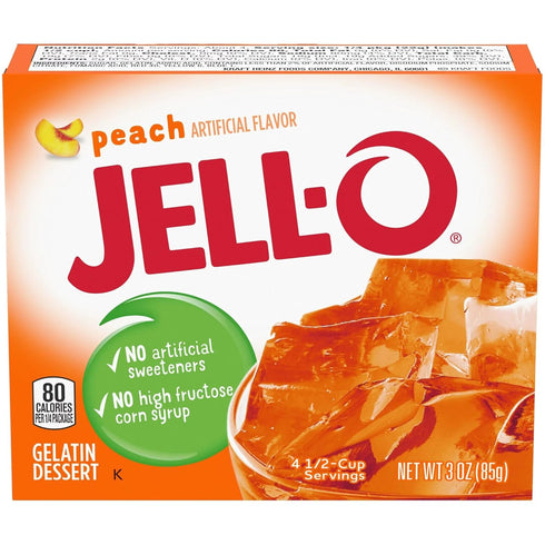 Jell-o, Gelatin Dessert, Peach (Pack of 2)...