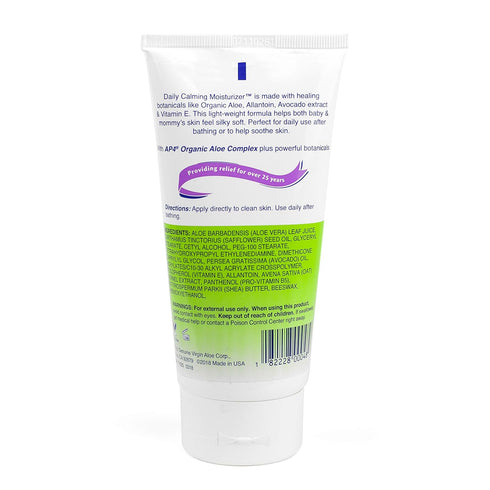 TriDerma Daily Calming Baby Moisturizing Lotion for Baby's Sensitive Skin with Soothing AP4 Aloe Vera, Avocado & Vitamins B & E, Fragrance Free, 6...