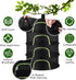 Herb Drying Rack Hanging Mesh 4 Layer 18" with Zipper, Garden Pruning Shear, Hook & Carabiner Clip for Drying Herbs, Plants, Seeds, Buds | Outdoor...