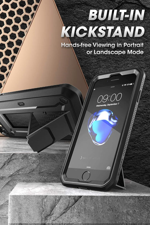 SUPCASE for iPhone SE 3rd Generation / iPhone SE 2nd Generation / iPhone 7/ iPhone 8 Case (Unicorn Beetle Pro), with Screen Protector & Stand & Ho...