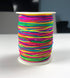 Elastic Beading Cords 100m Elastic String for Bracelets Rainbow 1mm Elastic Cord Pony Beads Crafts Pony Beading Thread Stretch String Craft Cord P...