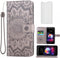 Phone Case for LG K30 2018 5.3/Premier Pro LTE/Phoenix Plus/Harmony 2/K10/Xpression Wallet with Tempered Glass Screen Protector Flip Cover Card Ho...