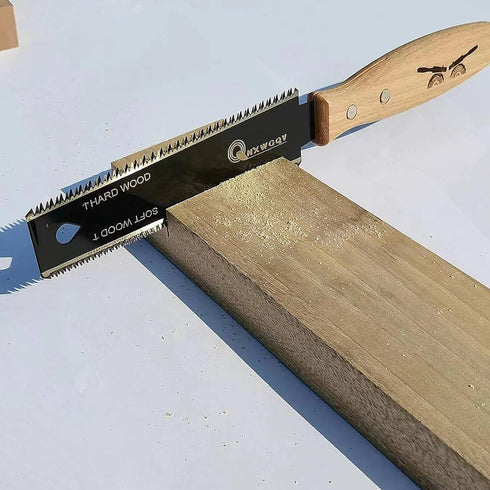 Mini Japanese Hand Saw Woodworking Tools, Small Wood Working tools Saw with Double Edges of 11/17 TPI, 6 Inch Wood Saw for Wood Cutting, Wood Cutt...