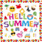 109Pcs Summer Cutouts Summer Bulletin Board Decorations Set Pool Beach Hawaiian Theme Cut Outs Ball Bulletin Board Border Summer Decorations for O...