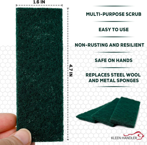60 Pcs Slicer EZ Scrub Pad – Electric Blade Cleaning Tool, Deli Slicing Machine Cleaner Pads, Clean Mandolin Slicer Safely, Small Scrub Pads (Pack...