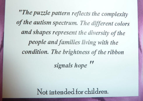 Hidden Hollow Beads Autism Awareness Bracelet, Adult size, Comes packaged...