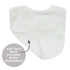 Neat Solutions 2-Ply Knit Terry Solid Color Feeder Bibs in White - 20 Pack...