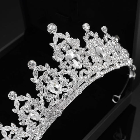 Crystal Tiaras and Crowns for Women Princess Girls,Jeweled Wedding Tiara for Bride,Birthday, Cosplay...