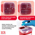 Ever Ready First Aid Sharps Container with Split Lid Design and Locking Mechanism for Sharp Waste Disposal, 1 Quart...