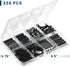Mr. Pen- Picture Hanging Kit, 220pc, Black, Picture Hangers, Nails for Hanging Pictures, Wall Hangers, Picture Hanging, Picture Hanging Hooks, Fra...
