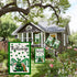 ST PATRICKS DAY Garden Flag 12x18 Inches,Gnome Garden Flag with Clover Design, Weather-Resistant, Double-Sided, Rust-Free, Hardware Not Included, ...