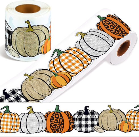 65.6 ft Bulletin Board Borders Fall Bulletin Border Decoration Halloween Bulletin Board Borders Fall Classroom Decoration for Halloween Thanksgivi...