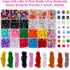 Bead Bracelet Making Kit, Shynek Bead Friendship Bracelets Kit with Pony Beads Letter Beads Charm Beads and Elastic String for Bracelet and Jewelr...