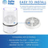 Fette Filter - True HEPA Replacement Filters with Activated Carbon Compatible with Fridababy, Meleden, RIGOGLIOSO GL-2103 Air Purifiers and JINPUS...